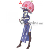 Fairy Tail Juvia Lockser White and Brown Cosplay Boots Shoes