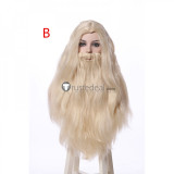 Harry Potter Rubeus Hagrid Albus Dumbledore Bellatrix Lestrange Cosplay Wigs