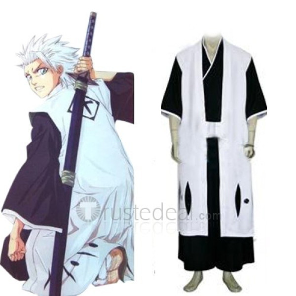 Bleach 10th Division Captain Toushiro Hitsugaya Cosplay Costume