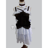 Vocaloid Kagamine Rin Anti The∞Holic Black White Dress Cosplay Costume