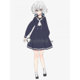 Zombie Land Saga Zonbi Rando Saga Junko Konno Dark Blue Sailor Cosplay Costume