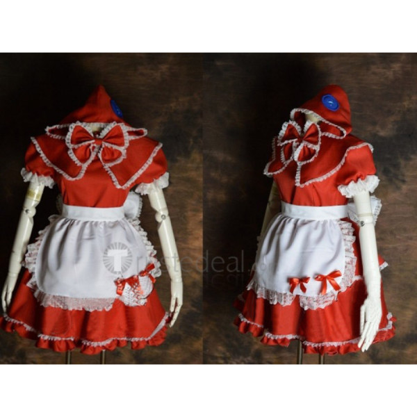 League of Legends Little Red Riding Annie Red Cosplay Costume