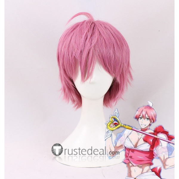 Mahou Shoujo Ore Saki Uno Magic Form Pink Cosplay Wig