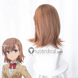 Toaru Majutsu no Index A Certain Scientific Railgun Misaka Mikoto Brown Styled Cosplay Wig