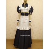 High School DxD Queen Grayfia Lucifuge Blue Maid Cosplay Costume