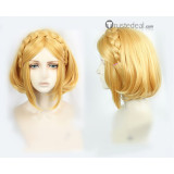 The Legend of Zelda Breath of The Wild Princess Zelda Blonde Braids Cosplay Wigs