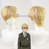 Attack on Titan Shingeki No Kyojin Hanji Zoe Armin Brown Ponytail Blonde Cosplay Wigs