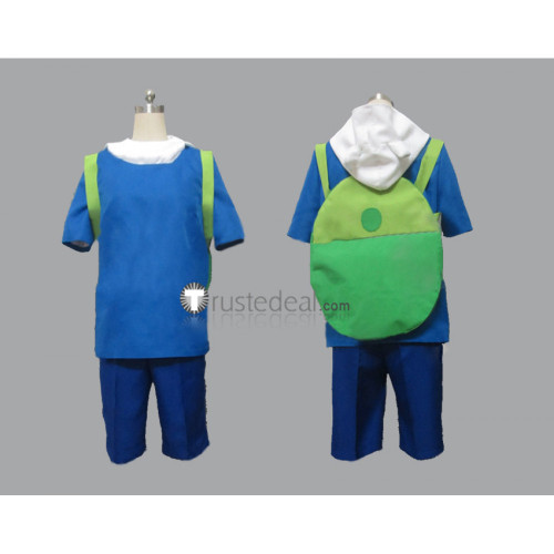 Adventure Time Finn the Human Blue Cosplay Costume