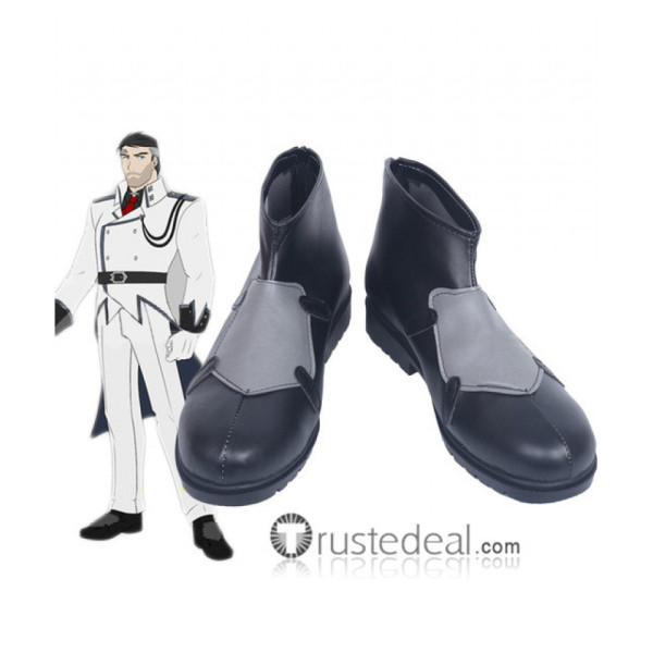 RWBY Volume 4 General James Ironwood Cosplay Shoes