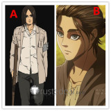 Attack on Titan Shingeki no Kyojin Eren Yeager Kruger Brown Black Cosplay Wigs