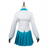 Full Metal Panic! Kaname Chidori White Blue School Uniform Cosplay Costume