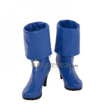 Young Justice Miss Martian Megan Morse Blue Cosplay Boots Shoes