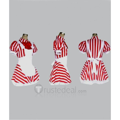 Kirarin Revolution Kirari Tsukishima Red White Cosplay Costume