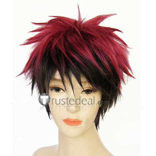 Kurokos Basketball Seirin Kagami Taiga Red Black Cosplay Wig