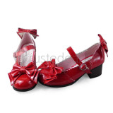 Top and Back Double Bows Lolita Shoes