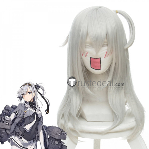 Kantai Collection Suzutsuki Silver Cosplay Wig