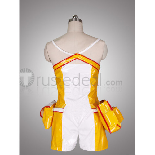 Vocaloid Miku Hatsune Racing  2010 Orange One-pieces Cosplay Costume