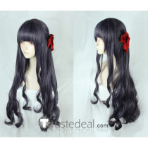Cardcaptor Sakura Clear Card Tomoyo Daidouji Long Gray Purple Cosplay Wig