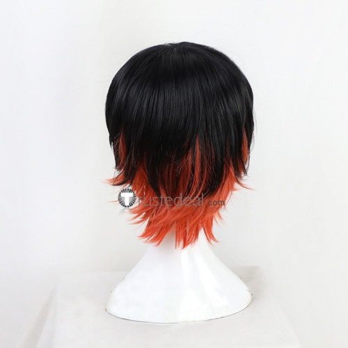 Kimetsu no Yaiba Demon Slayer Tanjiro Nezuko Kamado Genderbend Ponytail Cosplay Wig
