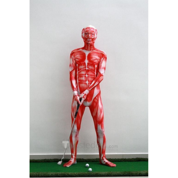 Attack on Titan Shingeki no Kyojin Giant Printed Spandex Suit Cosplay Costume