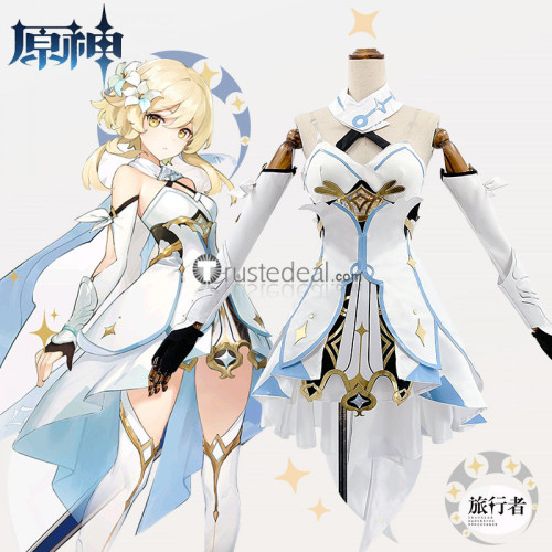Genshin Impact Traveler Aether Lumine Sora Hotaru Kong Ying Cosplay Costumes
