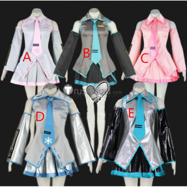 Vocaloid Hatsune Miku Sakura Snow Cosplay Costumes
