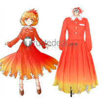 Touhou Project Shizuha Aki Red Gradients Cosplay Costume