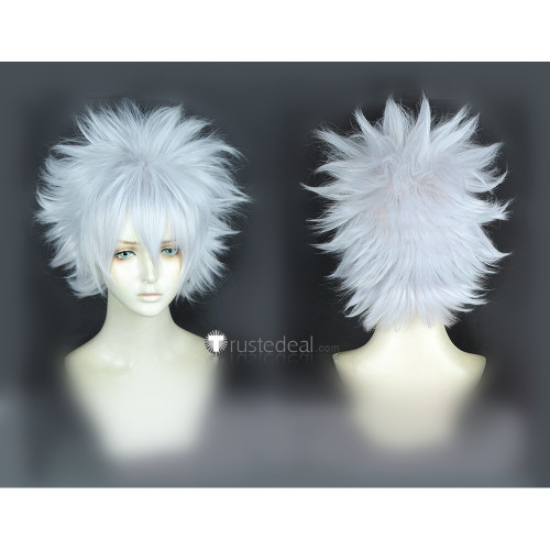 Hunter X Hunter Killua Zoldyck White Cosplay Wig
