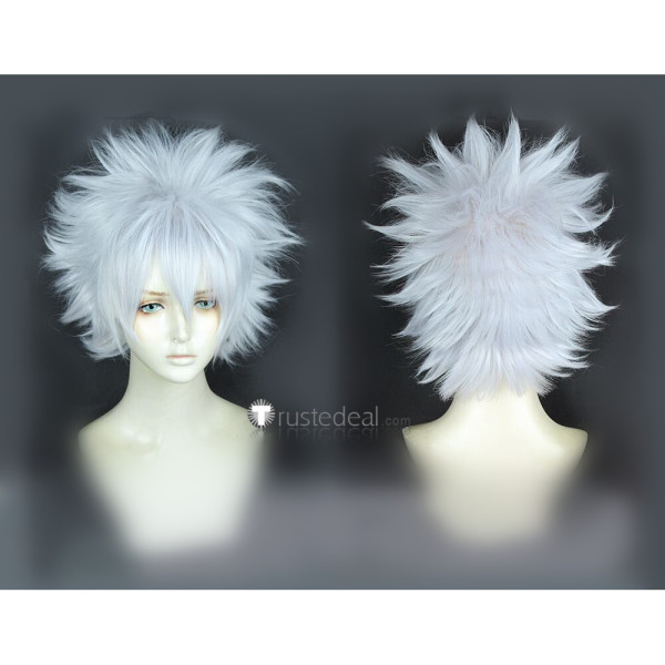Hunter X Hunter Killua Zoldyck White Cosplay Wig