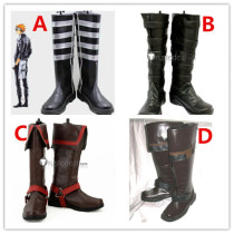 D.Gray-man Rabbi Lavi Allen Walker Cosplay Boots Shoes