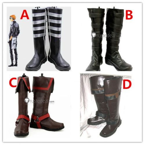 D.Gray-man Rabbi Lavi Allen Walker Cosplay Boots Shoes