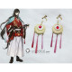 Touken Ranbu Online Izuminokami Kanesada Earrings Cosplay Props Accessory