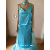 Sailor Moon Mizuno Ami Sailor Mercury Princess Blue Dress Cosplay Costume