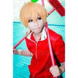 Free Iwatobi Swim Club Nagisa Hazuki Red Sports Wear Cosplay Costume
