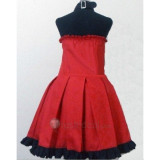 K-On! Yamanaka Sawako Red Dress Cospaly Costume