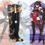 Genshin Impact Traveler Aether Sora Amber Diona Beidou Xingqiu Cosplay Shoes Boots