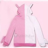 Super Danganronpa 2 Goodbye Despair Academy Usami Monomi Cosplay Pink Hoodie Jacket