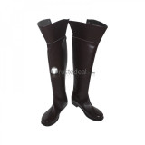 Attack on Titan Shingeki no Kyojin Military Eren Yeager Brown Black Cosplay Boots Shoes