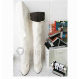 Top quality PU meduim heel knee boots(D1054)
