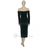 FullMetal Alchemist Lust Black Dress Cosplay Costume