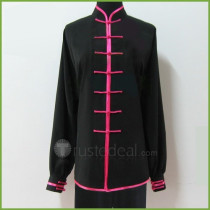 Black Ice Cotton Tai Chi / Ji Coat and Pants