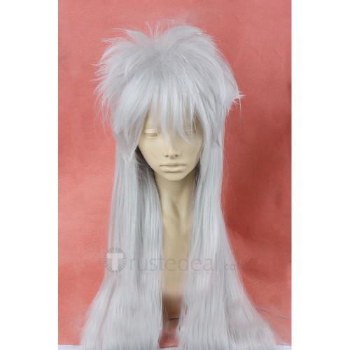 Touken Ranbu Kogitsunemaru Long Silver White Cosplay Wig
