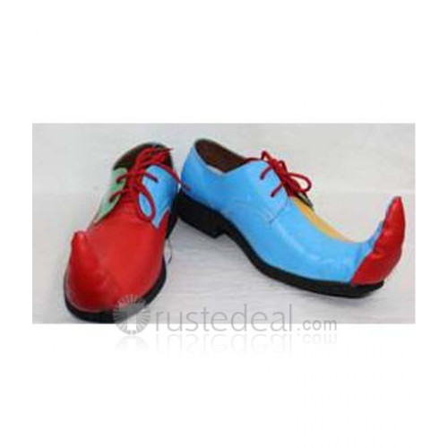 Clowns Blue Red Sticky Toe Halloween Cosplay Shoes