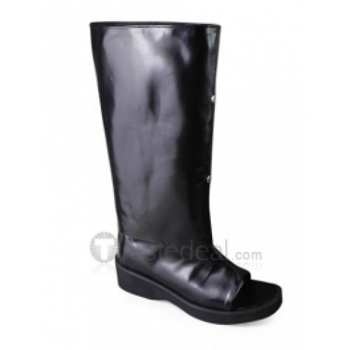 Naruto Haruno Sakura Black Detachable Shaft Cosplay Boots Shoes