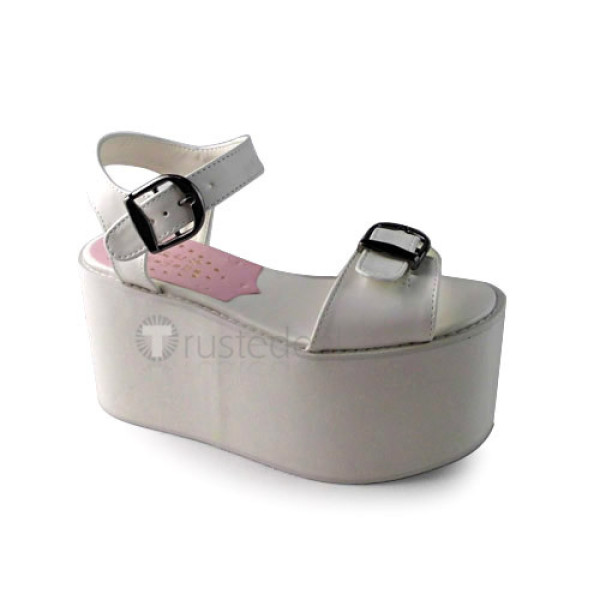 Matt Black Matt White High Platform