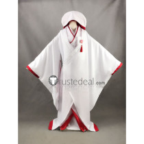 Hetalia Axis Powers Japan Honda Kiku White Wedding Kimono Cosplay Costume