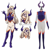 Boku no Hero Academia Mount Lady Yu Takeyama Purple White Jumpsuit Cosplay Costumes