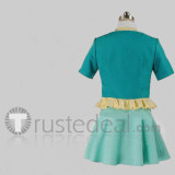 Mirai Nikki Future Diary Yuno Gasai Green Cosplay Costume