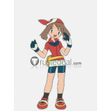 Pokemon Ruby Sapphire May Haruka Red Blue Black Cosplay Costume
