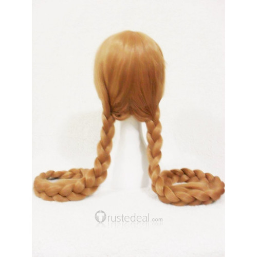 Shining Hearts Amil Brown Cosplay Wig